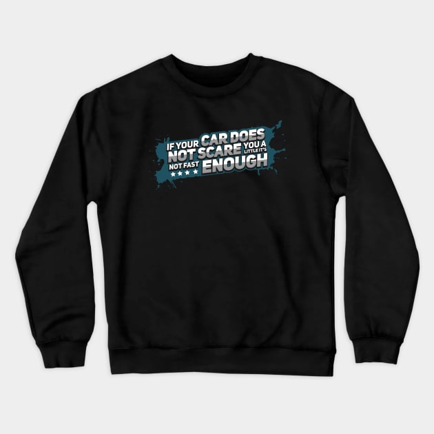 Race Car Racing Fast Sportscar Driver Tuner Gift Crewneck Sweatshirt by Dolde08